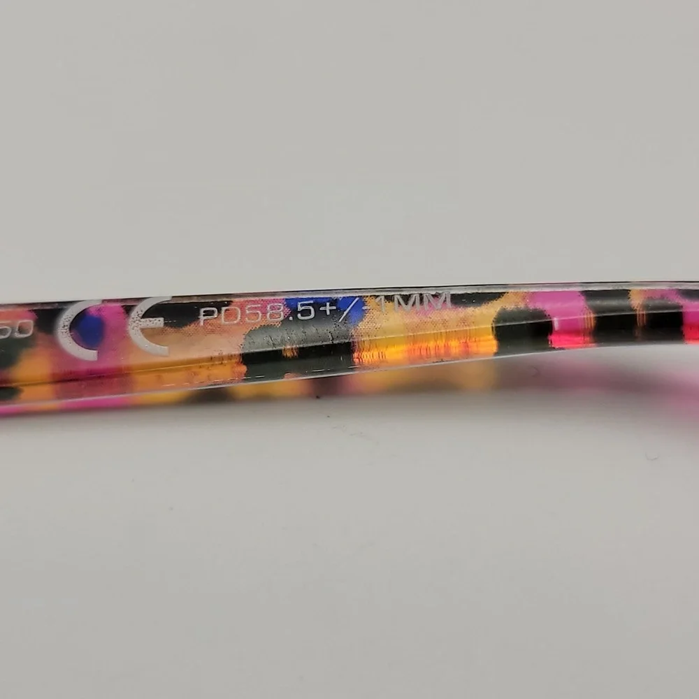 Sight‎ Station Alexa Reading Glasses +2.50 PLO715 Black Pink Leopard 58 PD